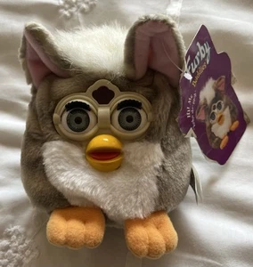 Furby Buddies Tiger 1999 White & Grey - Picture 1 of 1
