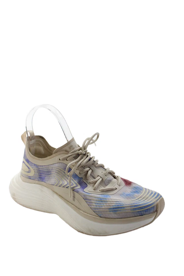 Tenis para correr APL para mujer con estampado de tie dye con cordones multicolores talla 7 Foto 1 de 4
