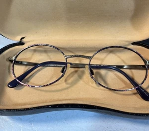 Europa Jazz Eyeglass Frames Only Italy Mod.53 49-20 Col. 04 Tortoise Purple Pink - Picture 1 of 9