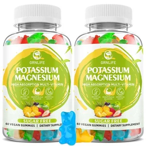 Potassium Magnesium Supplement Gummies, Potassium Gummies for Adults Kids, Hi... - Picture 1 of 7