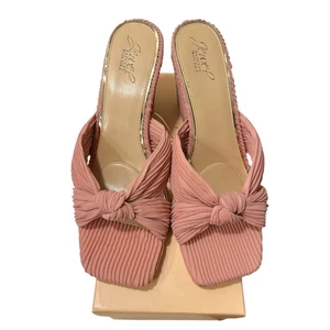 Sandalia Jewel Badgley Mischka Hype cuña deslizable para mujer 10 JW5032 rosa inglesa NUEVA - Imagen 1 de 7