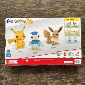 Pokemon Mega Construx Trio Pikachu Piplup Eevee Toys - Bild 1 von 2