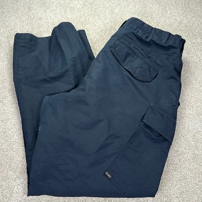 5.11 Tactical Mens Pants 36x30 Cargo Navy Outdoor Work Casual Hike Ripstop - Image 1 of 4