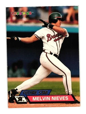 1993 Stadium Club Toys "R" Us #20 Melvin Nieves Atlanta Braves - Image 1 of 2