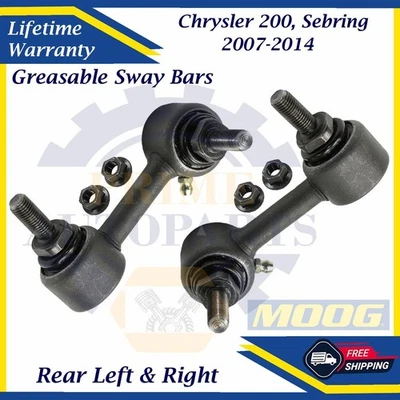 Barras estabilizadoras traseras MOOG OEM para Chrysler 200 2007-2014/Sebring garantía de por vida Foto 1 de 4