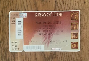 Kings Of Leon Concert Ticket Hyde Park, London - Wednesday 22nd June 2011 - Picture 1 of 2