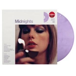 TAYLOR SWIFT MIDNIGHTS TARGET EXCLUSIVE LAVENDER MARBLED VINYL LP SEALED - Picture 1 of 5