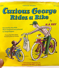Curious George Rides a Bike Scholastic Records (1970) Vintage 45 z kolorowym tulejem