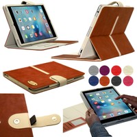 Gorilla Tech Suede Leather Case Kickstand Card Slot Magnet Cover For iPad Mini
