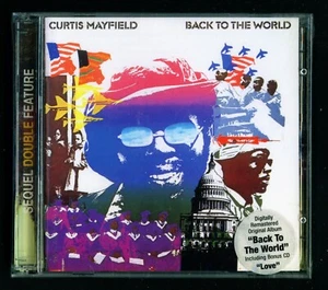 Curtis Mayfield - Love &  Back To The World - 24 Tracks - 1998 NEW 2 Remast CDs - Picture 1 of 3