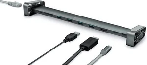 Trust Dalyx Aluminium 10-in-1 USB-C Multi-Port Dock mit Bildschirmständer 28 cm - Bild 1 von 7