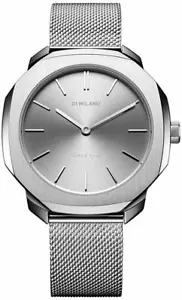 D1 Milano Women's SSML01 Super Slim Silver Dial Stainless Steel Watch - Picture 1 of 6