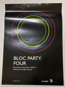 Bloc Party - Four 2012 Album Release Promo Music Poster NEW Australia - Bild 1 von 3