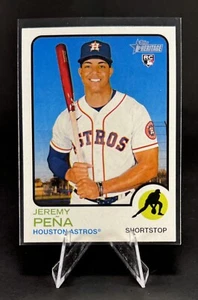 2022 Topps Heritage 🟠🔵🟡 JEREMY PENA 🔥RC🔥 #629 Astros 🟡🔵🟠 - Picture 1 of 2