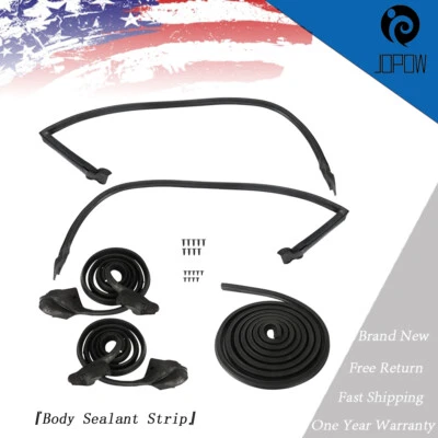 Kit de sello de resistencia negro apto para Chevrolet Camaro Pontiac Firebird 1970-1981 Foto 1 de 4