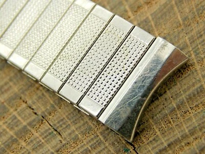 Flex-Let Vintage Pre-Owned Stainless Steel Expansion Watch Band 16mm Bracelet - Image 1 of 4
