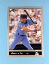 1992 Leaf George Brett #255 Kansas City Royals Baseball Card Very Sharp