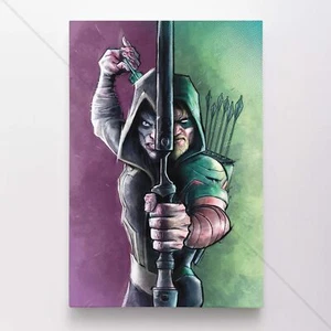 Green Arrow Poster Canvas DC Comic Book Cover Art Print #17143 - Bild 1 von 4