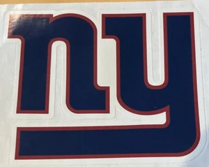 New York Giants 5”x 4” decalcomania/adesivo per auto/camion/auto/finestra/parete - Foto 1 di 1
