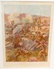 .1900 BOER WAR LARGE COLOUR SUPPLEMENT ex THE GRAPHIC. MATTED READY TO FRAME. #1