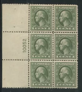 1919 US Stamp #536 Mint VF NH Perf 12.5 Plate Block of 6 Catalogue Value $650 - Picture 1 of 2