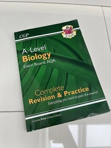 CGP A-Level Biology AQA Complete Revision Guide And Practice Book - Picture 1 of 4