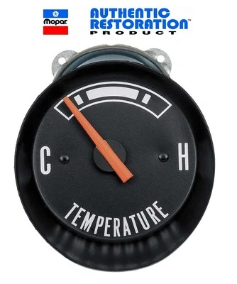 1970 70 Dodge Challenger Standard Temperature Gauge Mopar Authentic Restoration - Image 1 of 4