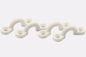 White plastic boat eyestraps package of 4 eye strap - Bild 1 von 1