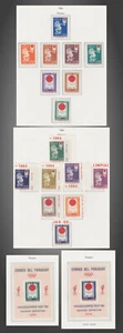 1964 PARAGUAY OLYMPIC TOKYO + IMPERF. NH SCT.791-6 796a MI.1265-80 BK.50-1 - Picture 1 of 1
