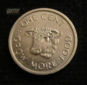 SEYCHELLES, 1 CENT 1972, COW HEAD, AUNC. - Imagen 1 de 2