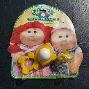 Kohlpflaster Kinder. Spielzeug Schnuller und Rassel (Coleco) 3964 ungeöffnet Vintage  - Bild 1 von 2