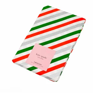 Kate Spade Christmas Candy Cane Diagonal Stripe Tablecloth 60"x84" Rectangular  - Picture 1 of 1