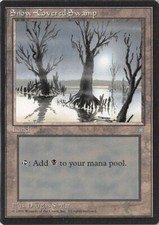 Snow-Covered Swamp Magic MtG x1 Ice Age SP