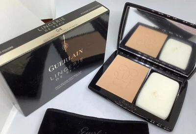 GUERLAIN LINGERIE DE PEAU NUDE POWDER Foundation 04 MEDIUM BEIGE MATTE NEW BOX - Image 1 of 4