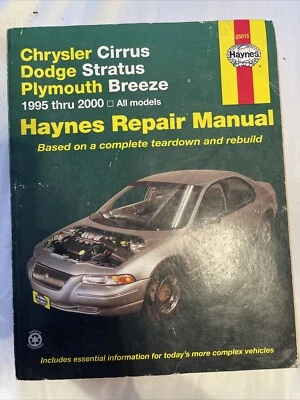 Manual de reparación Haynes Chrysler Cirrus Dodge Stratus & Plymouth Breeze 95-00 Foto 1 de 2