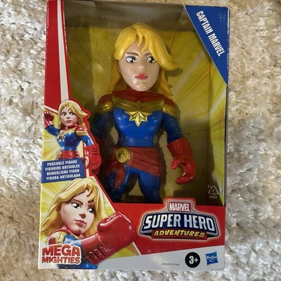 Playskool Marvel Super Hero Adventures Mega Mighties Captain Marvel de Hasbro Foto 1 de 4