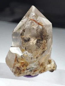 Red Rutile Included Smoky Quartz Crystal WithNice Colour Having Nice Growth-Zagi - Picture 1 of 14