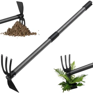 Weeding Tool, Hoe Cultivator 2 in 1 Garden Tools - 31" Heavy Duty Weeder Hand... - Picture 1 of 7