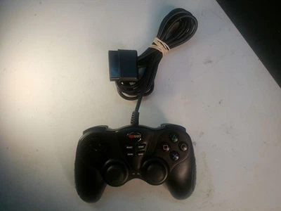Gigaware PS2 Wired Controller Black For Gaming - Image 1 of 4