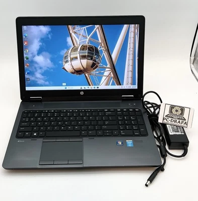 HP ZBook 15 G2 15.6" 2.80GHz Quad Core i7-4810MQ HD 24GB RAM K1100M 256GB WIN 11 Foto 1 de 4