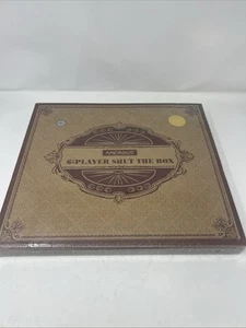 (brand new in box still sealed) Amerous SHUT THE BOX 6-player dice game hardwood - Picture 1 of 4