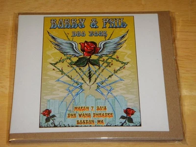 Bobby & Phil Duo Tour LIVE 3CD 3/7/2018 BOSTON Bob Weir Phil Lesh grateful dead Foto 1 de 4