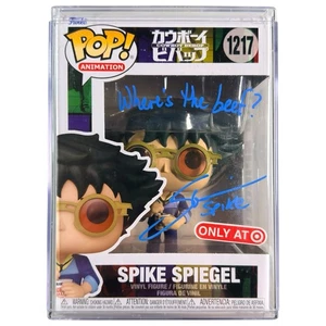 Funko Pop Cowboy Bebop 1217 Spike Specchio Autografato Steve Blum Citazione VHTF - Foto 1 di 7