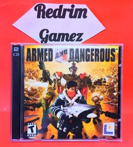 Armado y Peligroso COMPLETO Windows PC CD-Rom Videojuegos Lucasarts - Imagen 1 de 4