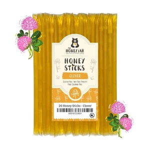 The Honey Jar palitos lisos - pajitas puras para 20 unidades (paquete de 1) - Imagen 1 de 4