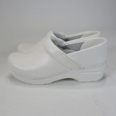 Dansko Professional Clogs Shoes Womens Size 6.5-7 EU 37 White Leather Nursing - Image 1 of 4