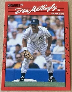 DON MATTINGLY 1990 DONRUSS Card #190 NM-MT Condition - Picture 1 of 2