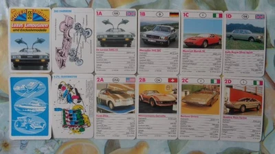 Quartett Auto Luxus Limousinen und Exclusivmodelle Druckdatum MFR 23661181 - Bild 1 von 3