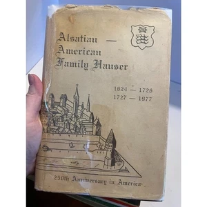 Alsatian-American Family Hauser genealogy Bethania NC North Carolina Moravian - Picture 1 of 2