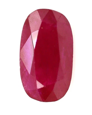 1.26 Ct Natural Burmese Ruby Pinkish Red Oval Cut 7 x 4 mm Loose Gemstone - Image 1 of 4